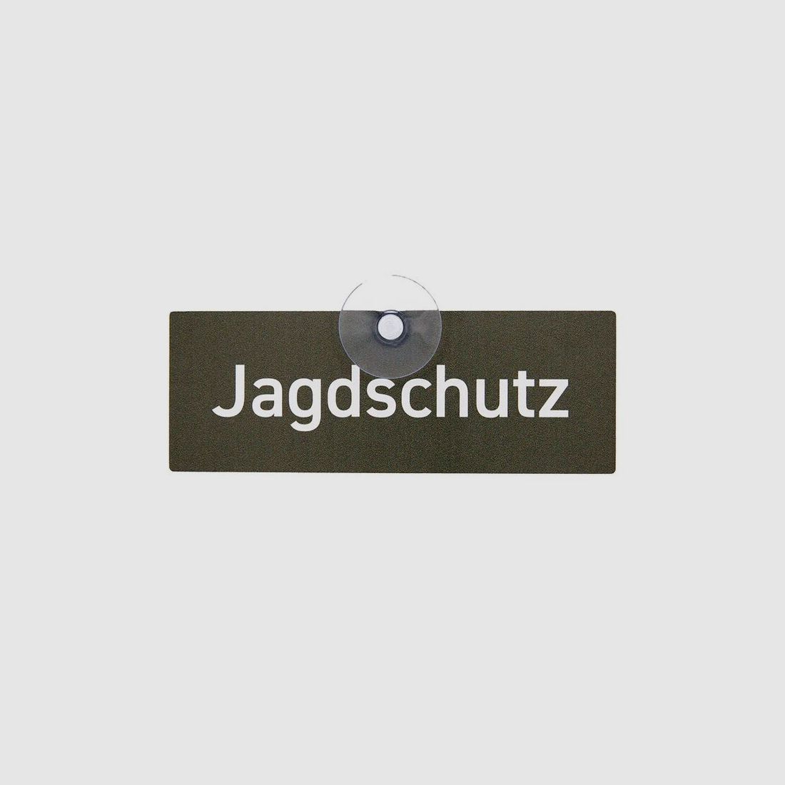 Wilde Hilde Autoschild mit Saugnapf - "Jagdschutz"