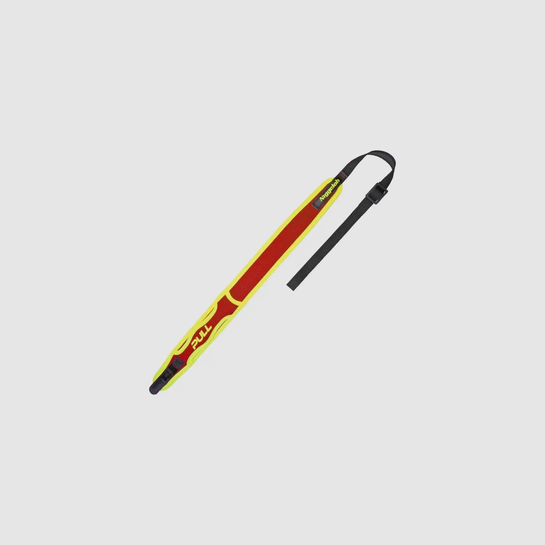 Sangle de fusil Niggeloh PULL avec déverrouillage rapide / néoprène, jaune-rouge