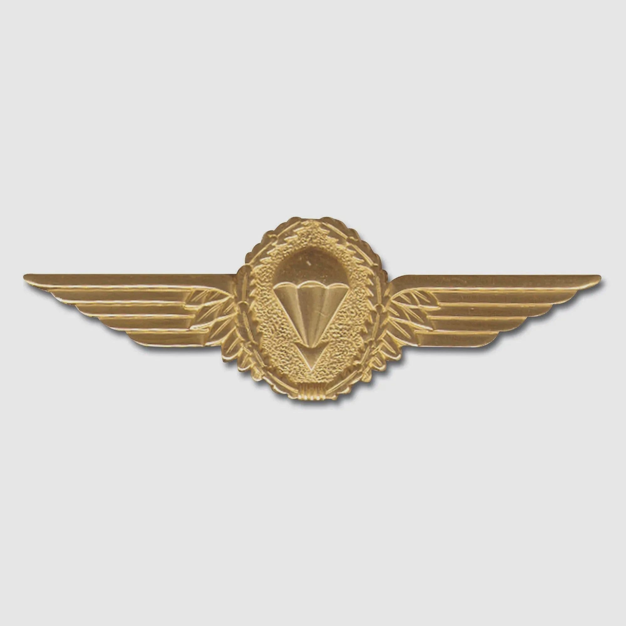 Fritzsch Abzeichen BW Fallschirmspringer Metall goldfarben