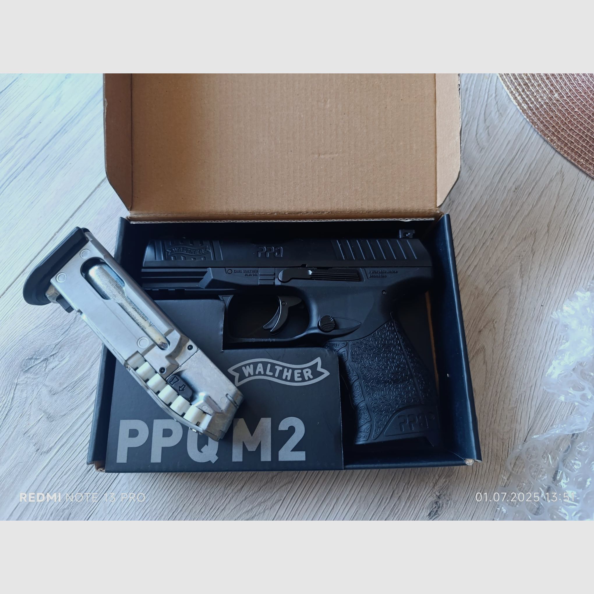 Walther PPQ M2 CO2 WAFFE diabolo