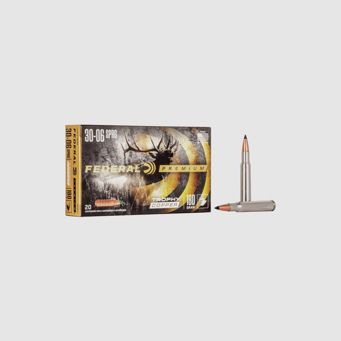 Federal Premium Trophy Copper .30-06 Sprg. 180GR 20 Patronen