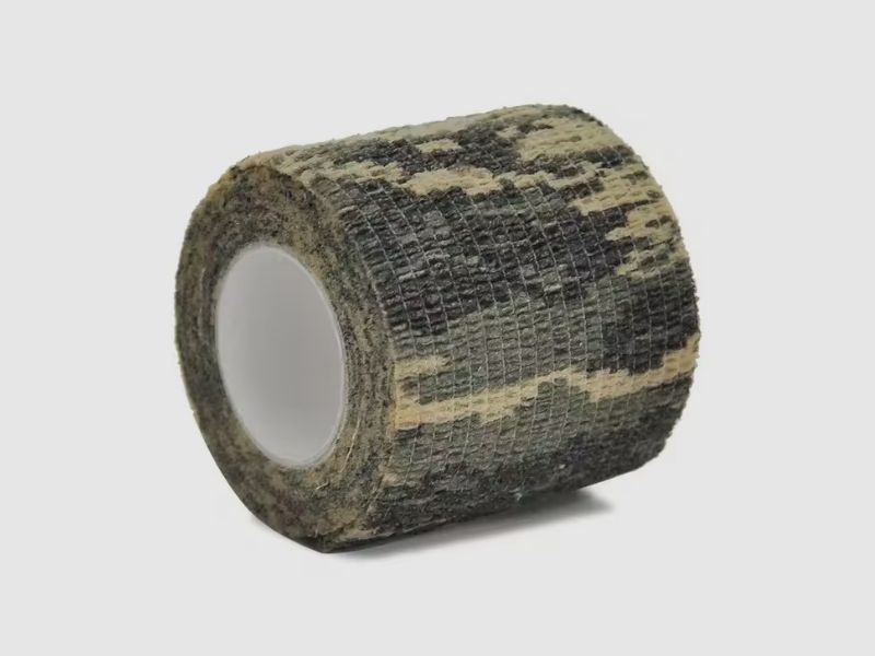 2 Stück Tarnband Tarnklebeband Stretchband Camo Form Klebeband, ohne Rückstände lösbar 5cm x 4,80m