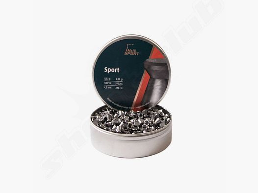 H&N Sport Flat Head Diabolo Smooth 4.5mm / 0.53 g / 500 pcs