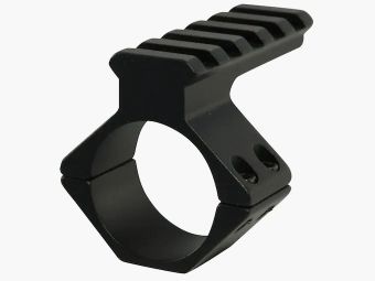 Adaptador Picatinny Tube Tactical Weaver negro mate 30mm