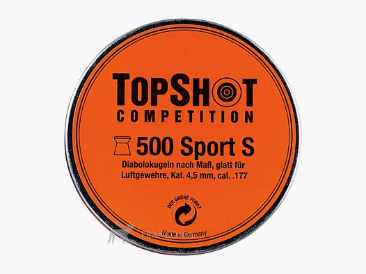 TOPSHOT Competition 4.5mm Diabolo Sport-S LG 0.53g (Caliber 4.50)