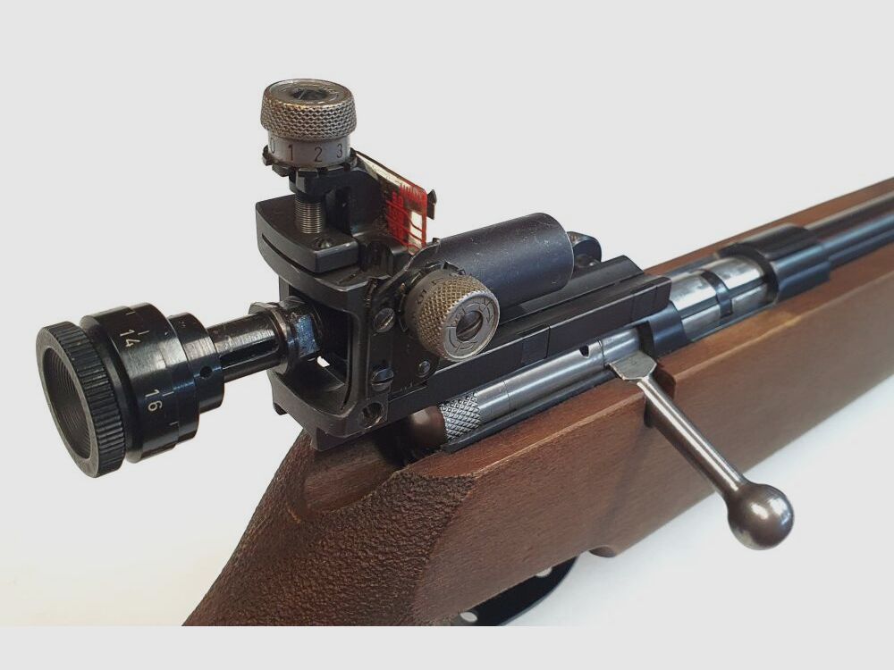Rhöner Sportwaffen GmbH Einzelladerbüchse Rhöner Mod. 69 Match - .22lr - inklusive Diopter und Korntunnel, Bild 3 von 10