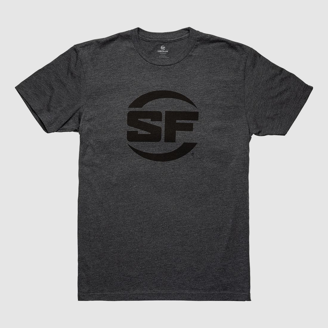 SureFire Button Logo T-Shirt Dunkelgrau Grösse XL