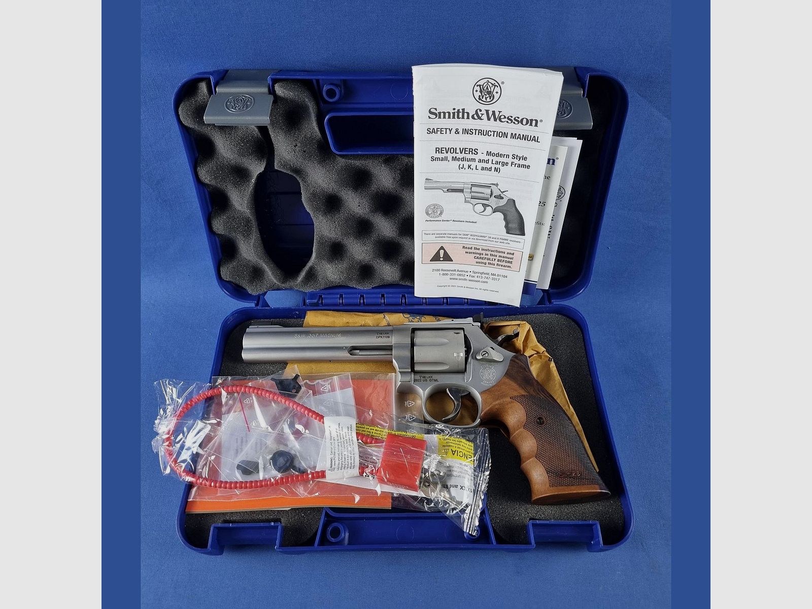 Smith & Wesson Revolver 686 Target Champion .357 Mag. Silber, Bild 3 von 4