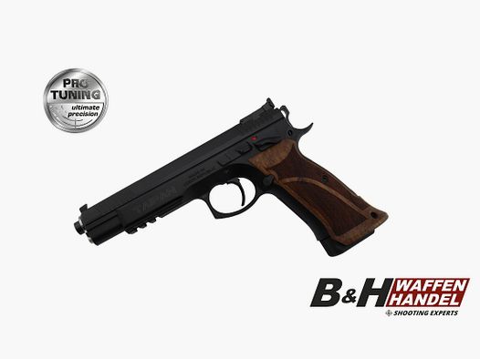 Pro Tuning CZ 75 Taipan Sport 6 inch sportpistool met walnoot grip