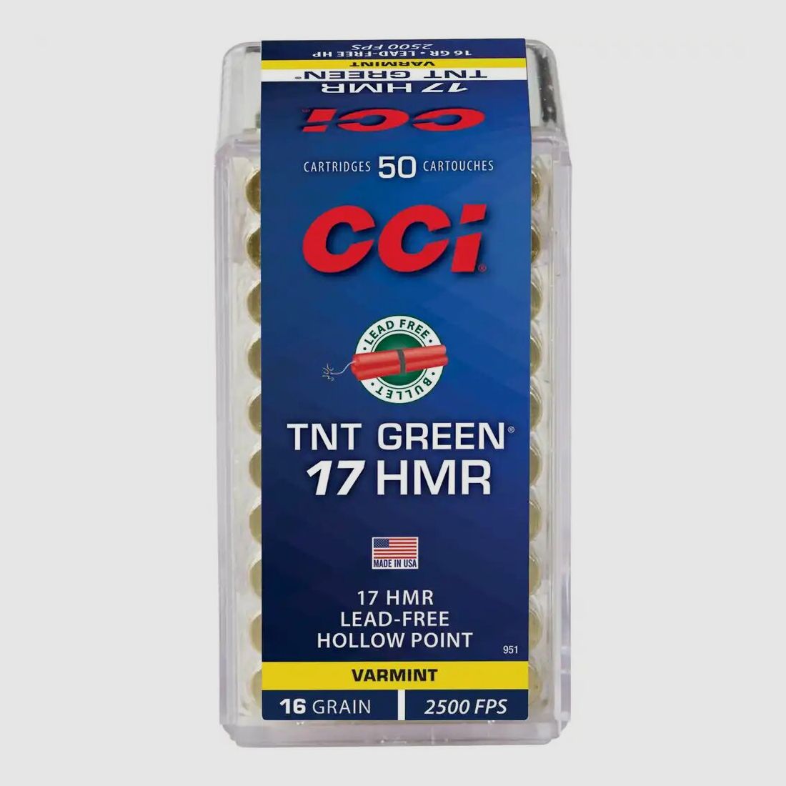 CCI TNT Green HP 16 grs - 50Stk