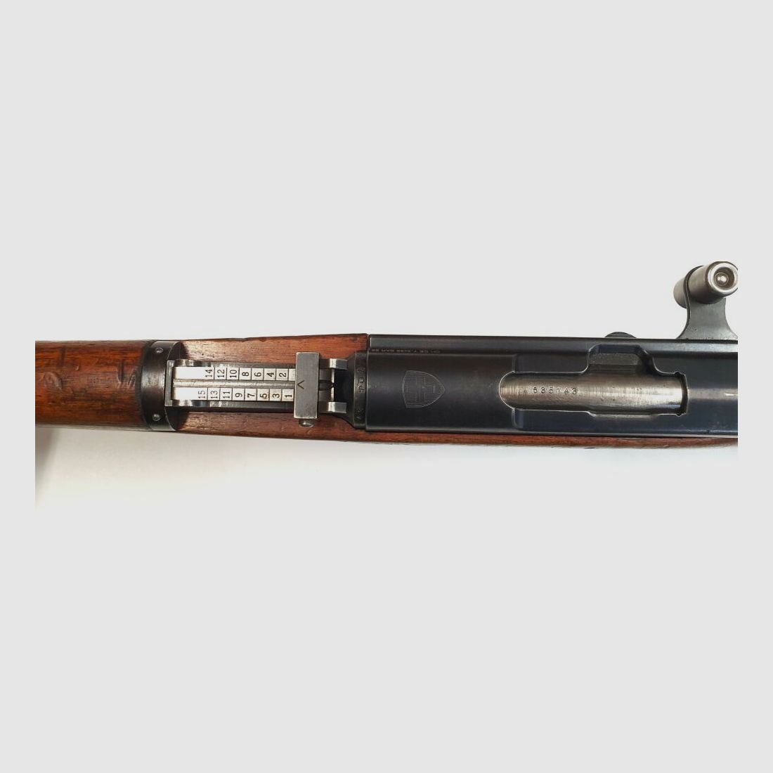 Waffenfabrik Bern Repetierbüchse Waffenfabrik Bern Schweizer K31 Kaliber 7,5x55swiss komplett nummerngleich + Hämmerli