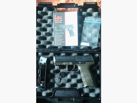 Umarex Heckler und Koch P30 OD Green CO2 in 4.5 Diabolo or 4.5 Steel BB mm