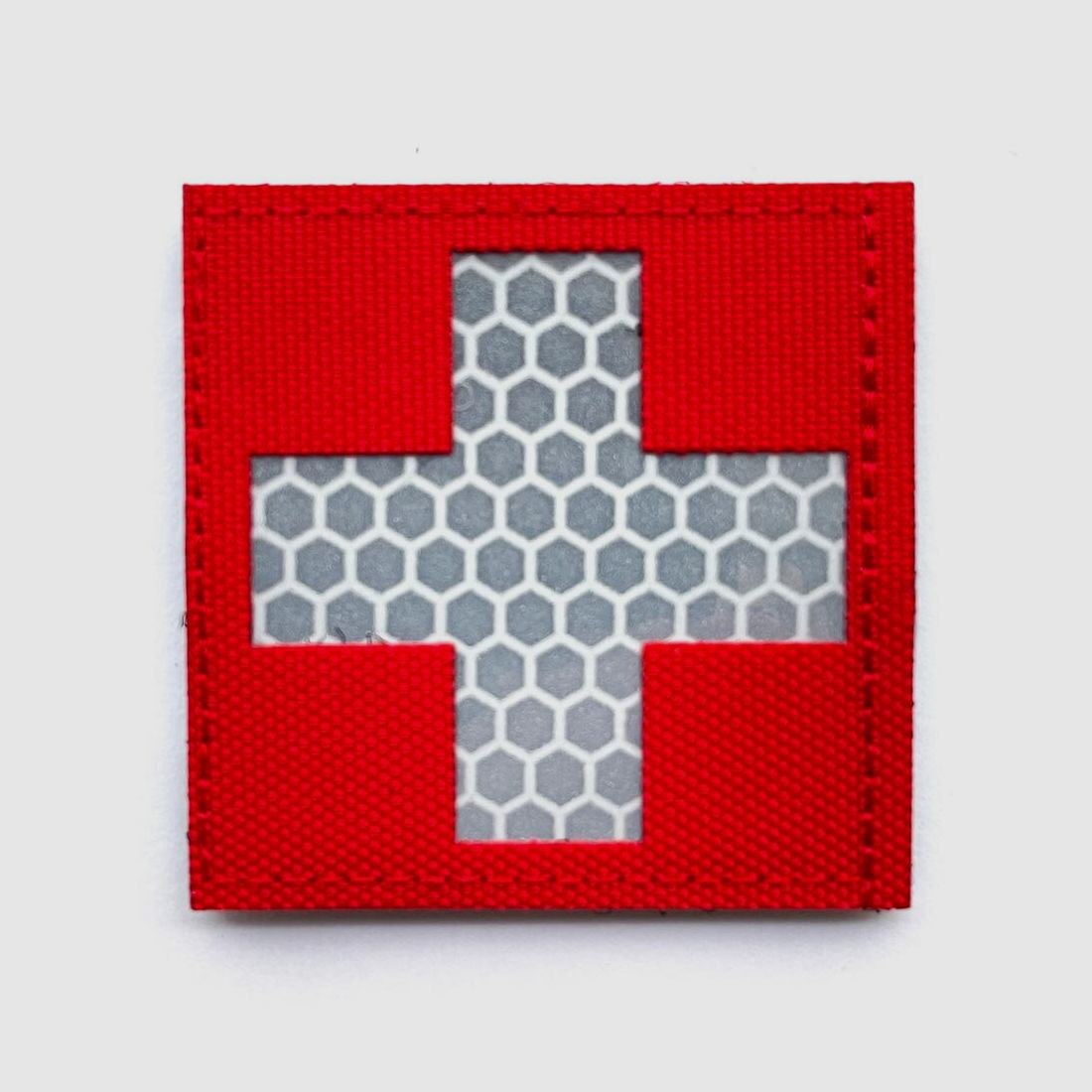 Medic Reflective Patch Rot Weiß