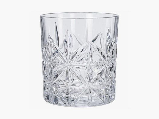 4 Transparent Glasses 230ml - 228g Each