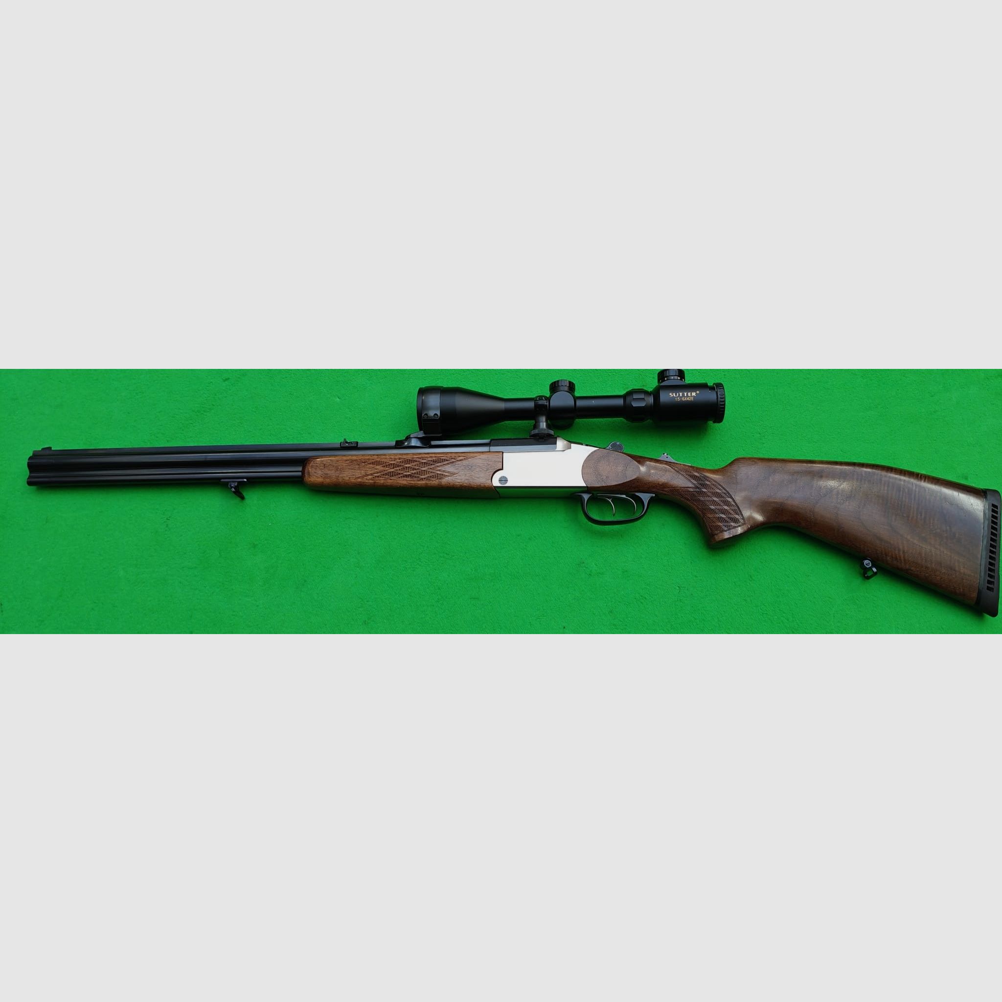 Blaser BBF 95 5,6x50R Mag. 12/70 con visor en montaje oscilante