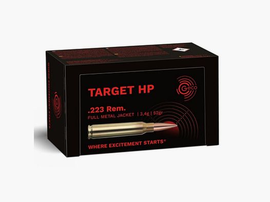 Geco .223 Remington Target HP 52gr