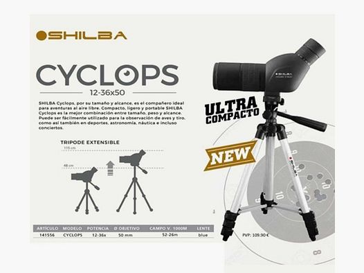 Spektiv Shilba Cyclops 12-36×50