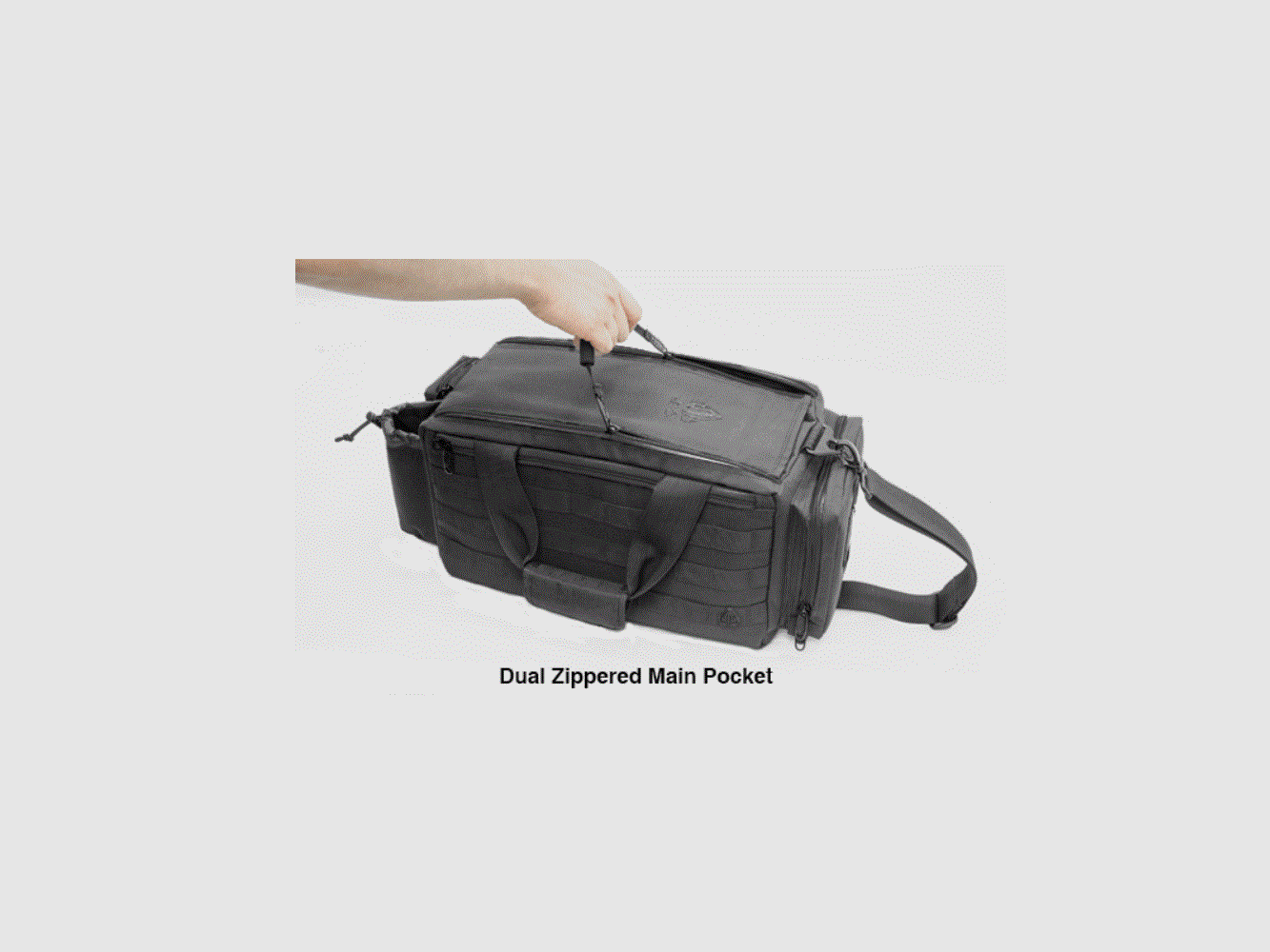 UTG® All-in-1 Range/Utility Go Bag, 21″x9″x8″, Black, Bild 2 von 5