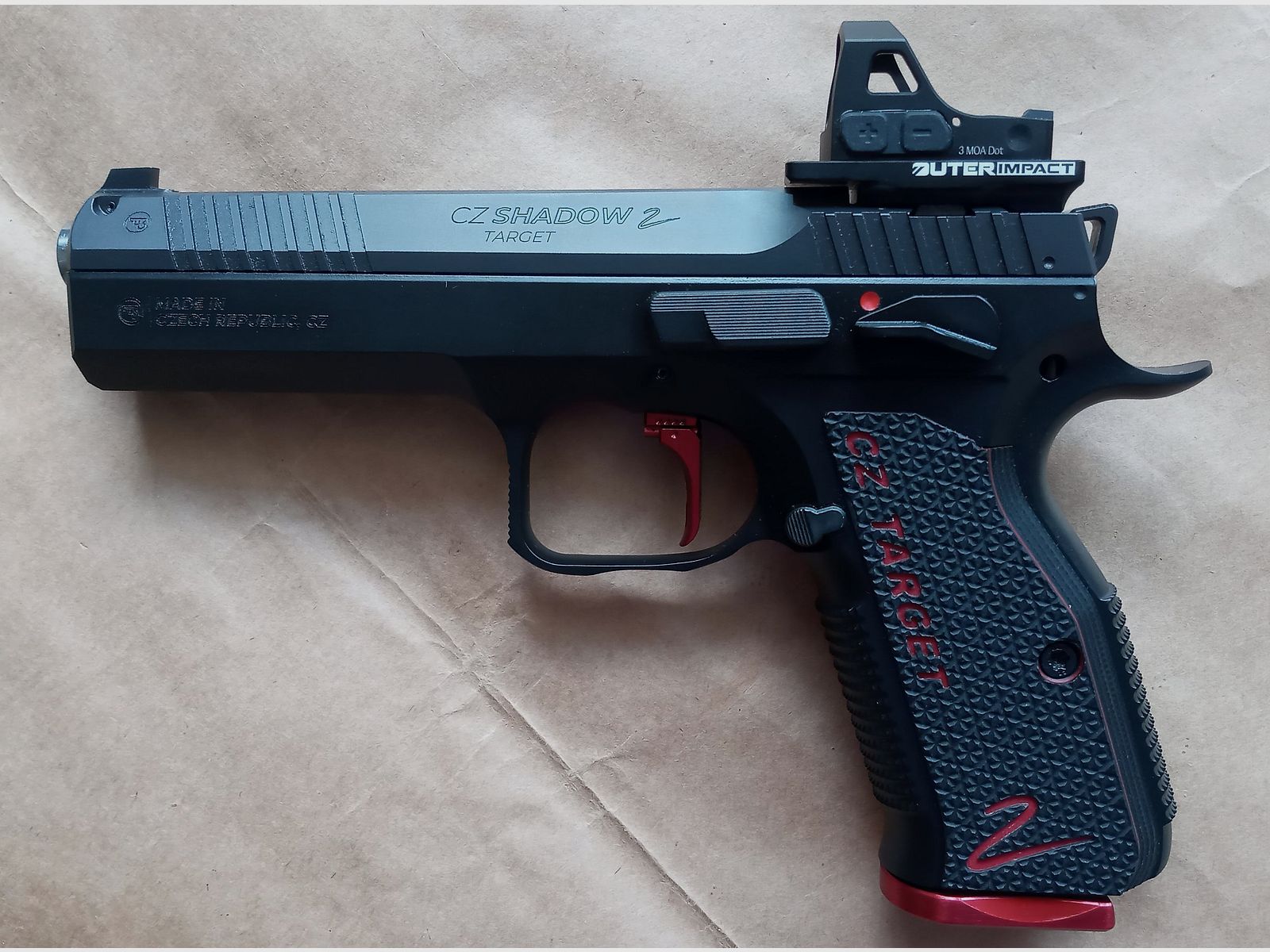 CZ 75 Shadow 2 Target Red Dot 3 MOA °°°°°°°°°°°°°°°°°°°°°°°°°°°°°
