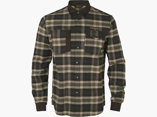 Härkila Aivak Olive Camisas de Franela para Hombres