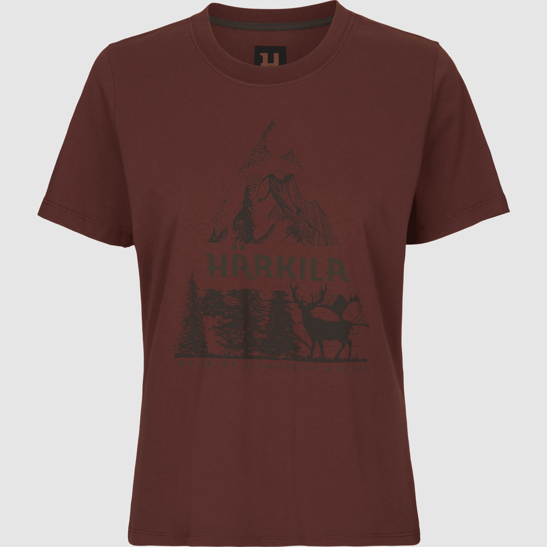 Härkila Nature S/S T-Shirt Damen Hot Chocolate, S
