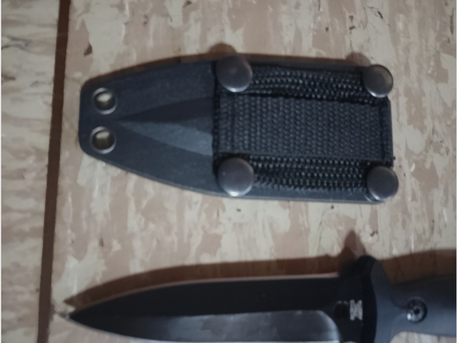 2  Messer Tauchermesser Anglermesser Taschenmesser mit Scheide Schwarz stabil Pocket Knife black set