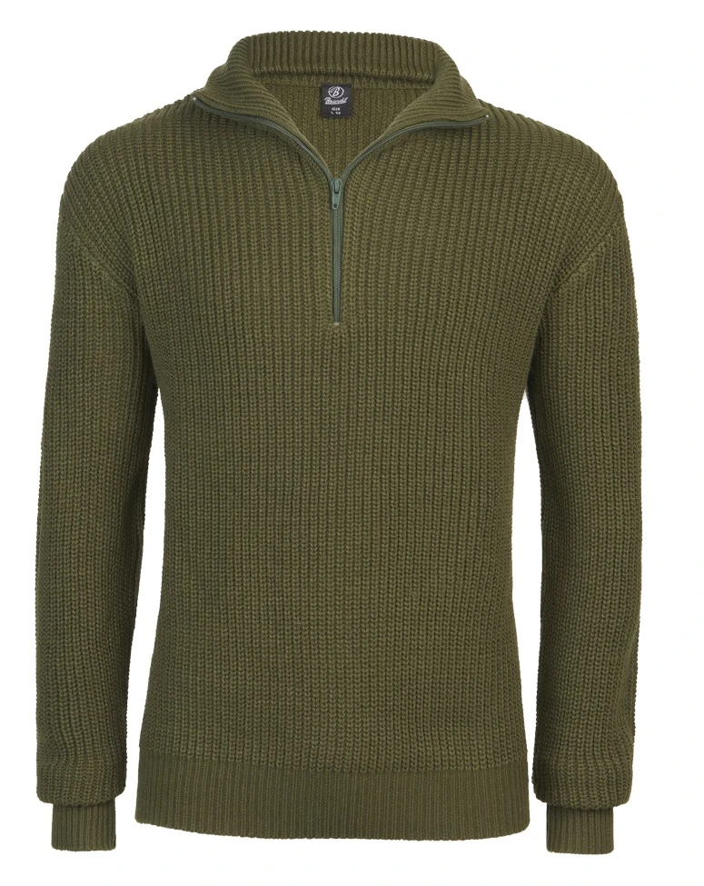 Jersey de caza Troyer con cremallera en el cuello Brandit 5019.1 liquidación 4XL