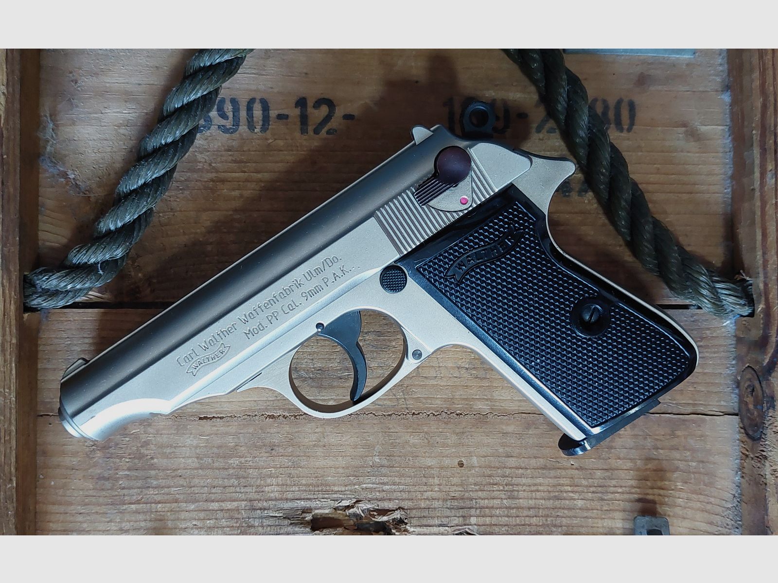 Walther PP chrom 9 mm PAK (PTB 620)