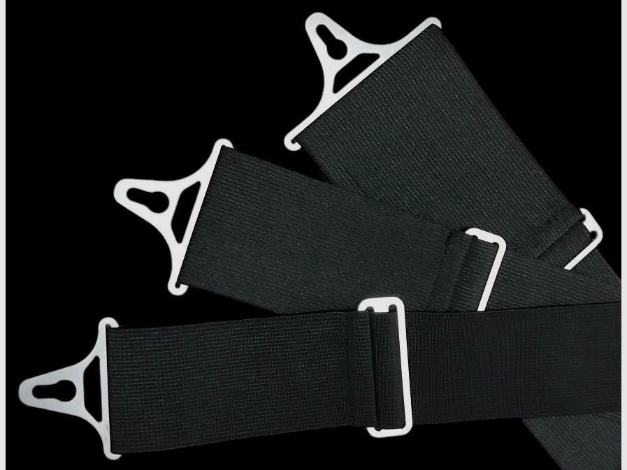 Bandeau flou universel 80mm Velcro en noir