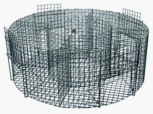DAUTHvertrieb trappola a gabbia in filo per la cattura viva delle gazze Ø 82 cm, altezza 31 cm