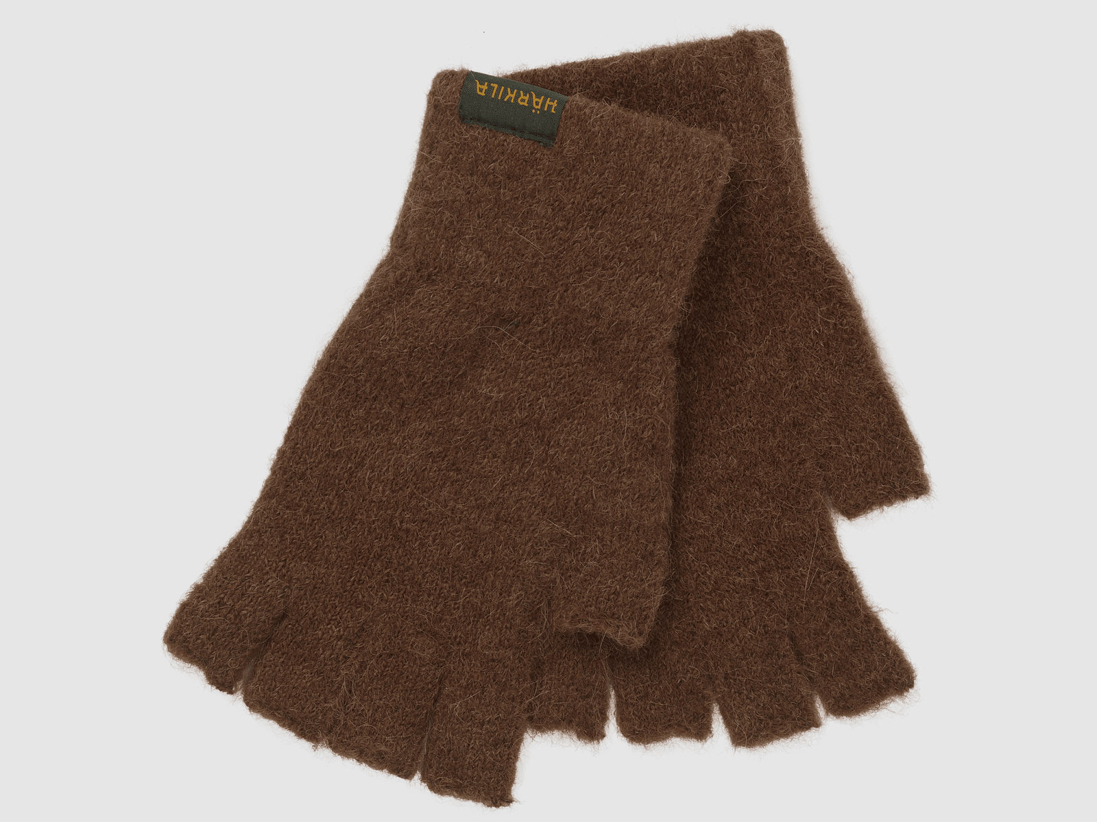 Härkila Alpaca Halve Handschoenen Heren Pinecone bruin L/XL