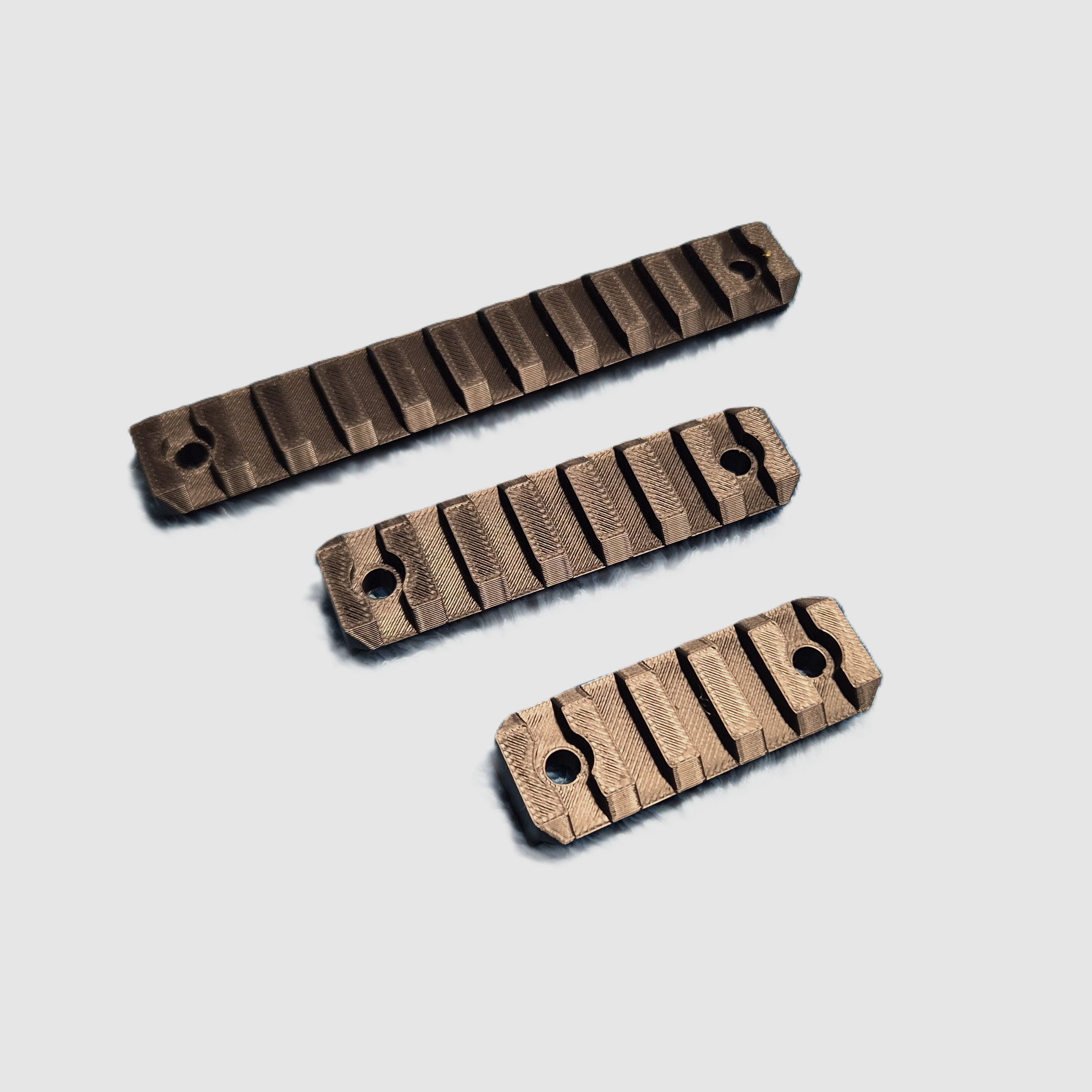 MUNITEX Picatinny rail set - 5 tot 13 slots, 20 mm breed