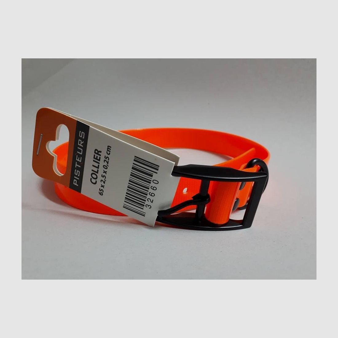 Halsband PISTEUR Polyurethan ORANGE 65cm x 25mm