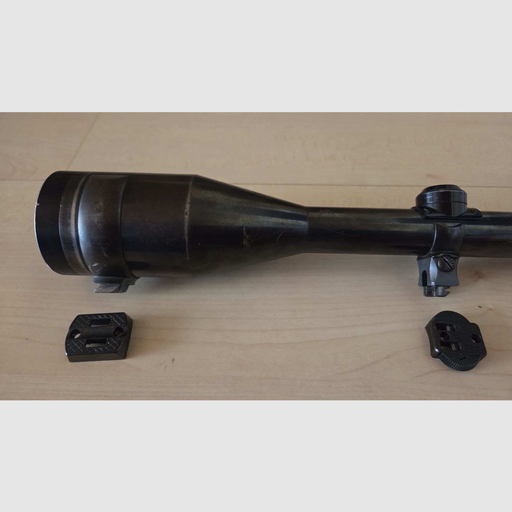 Carl Zeiss Diasta 8 x 52 Ret. # 4 Stahlrohr! Mit Einrastmontagezubehör, 60er Jahre, für Sammler interessant !