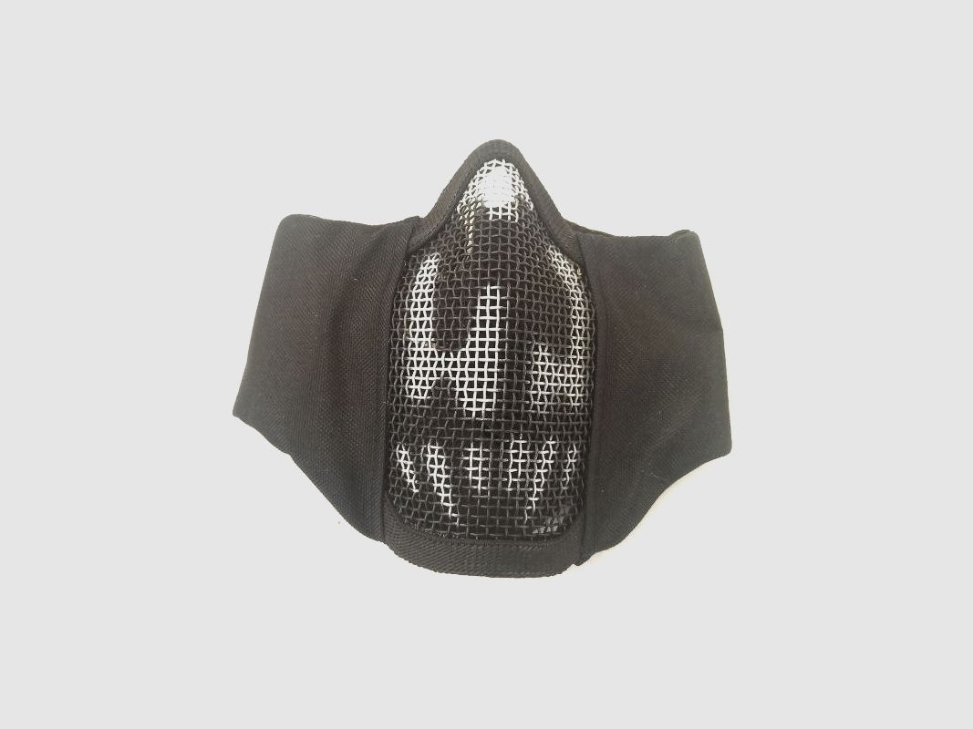 Basic Gittermaske mit leichtem Ohrenschutz (SKULL)