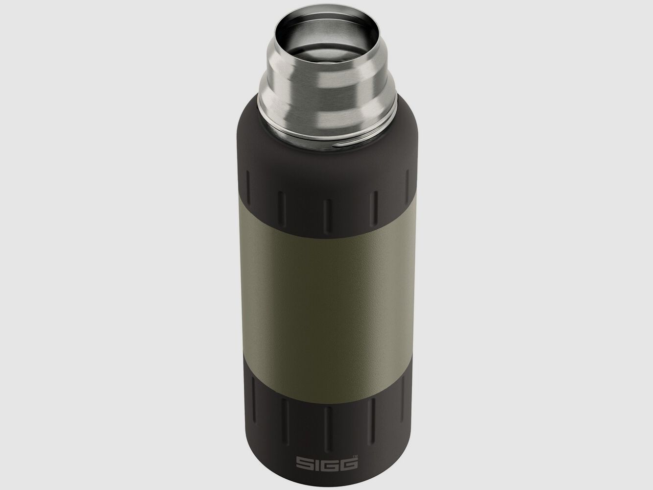 SIGG Alpine Star Thermo Trinkflasche 0,5 L (Röstgrün), Bild 2 von 5