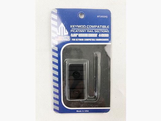 Sezione di rail Picatinny Keymod UTG PRO 1,57 pollici (4 slot)