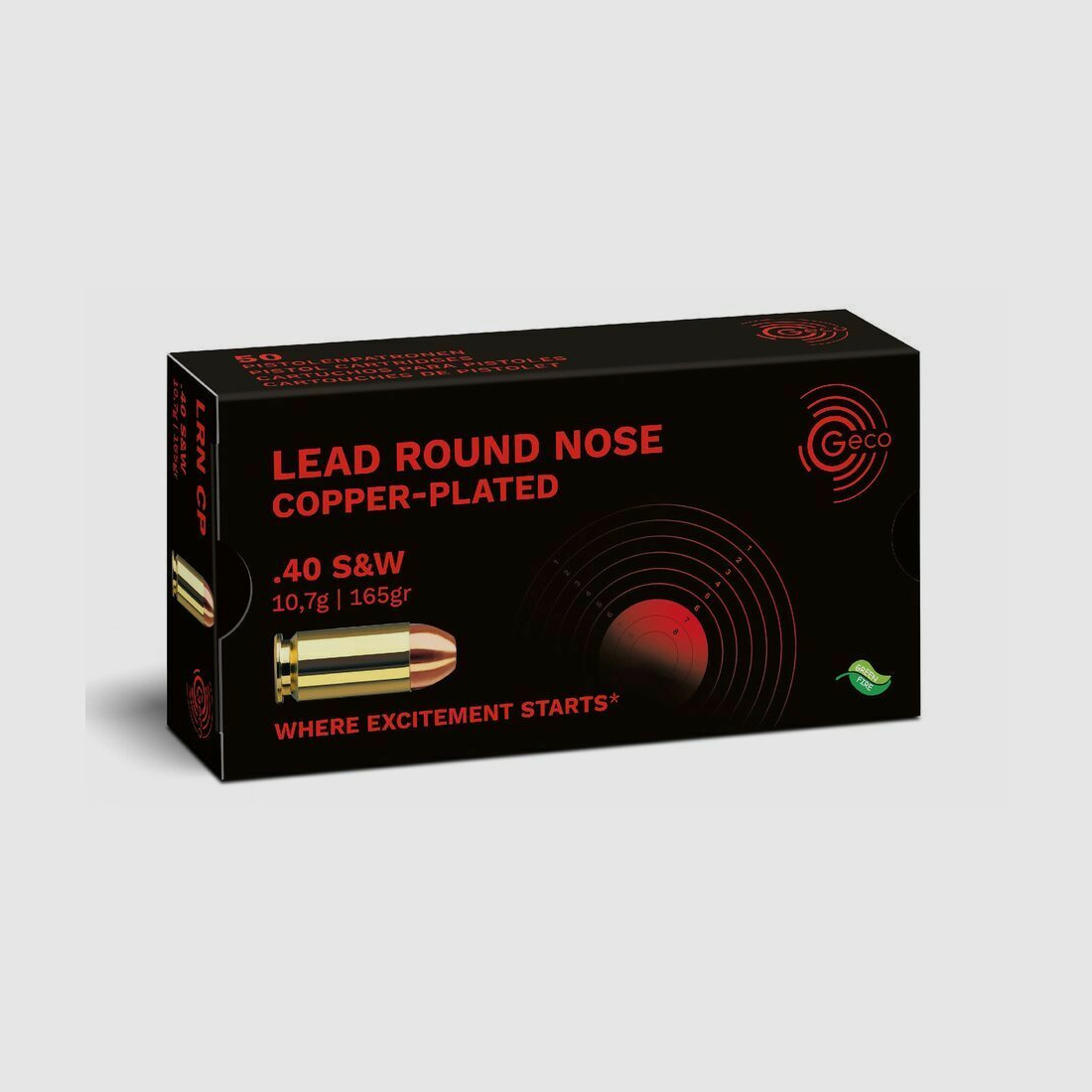 Geco LeadRoundNose 10,7g/165grs à50