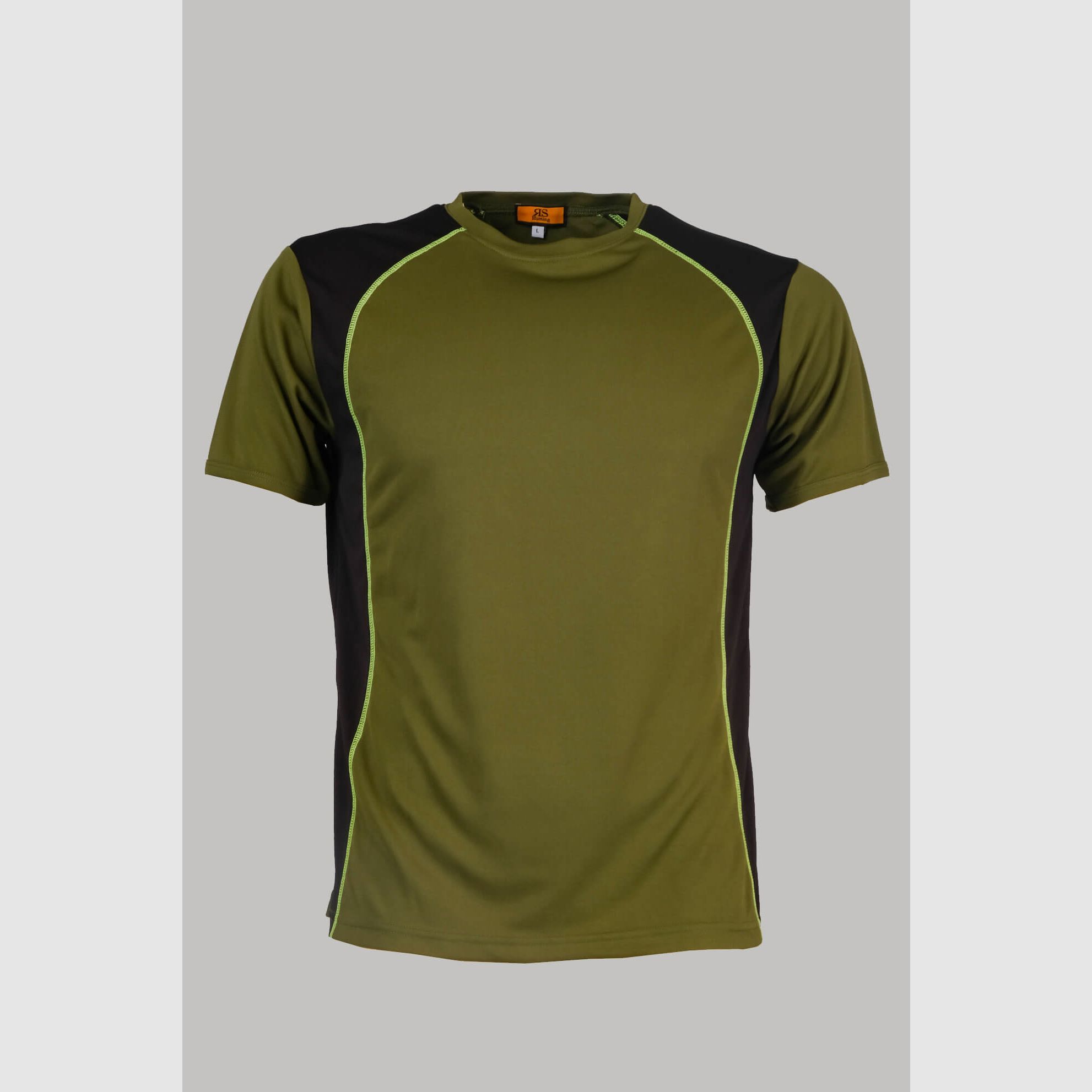 RS HUNTING T-SHIRT TECNICA C/1 GREEN/BLACK, image 7 of 9