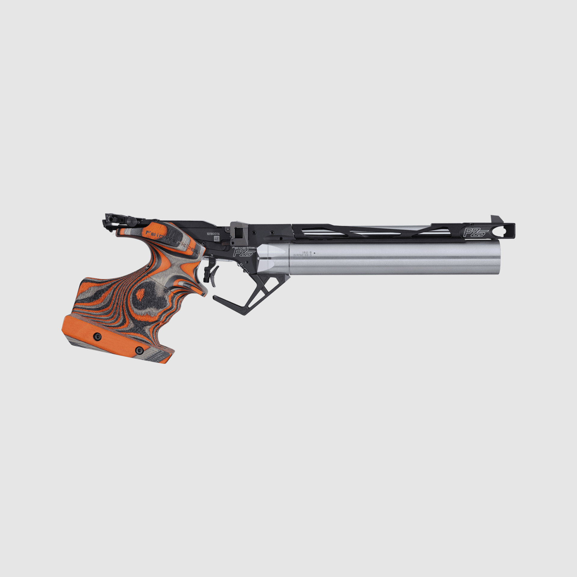 PISTOLE FEINWERKBAU P8X ORANGE RECHTSHÄNDIG MEDIUM 4.5, Bild 1 von 8