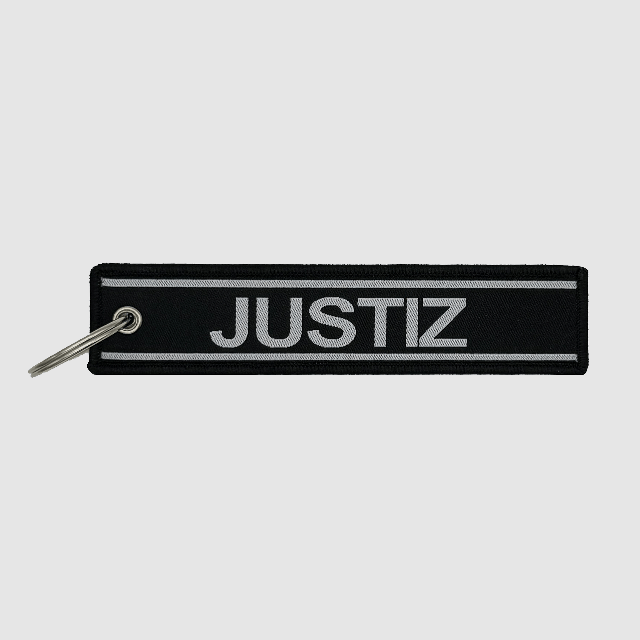 Justiz Schwarz Schlüsselanhänger