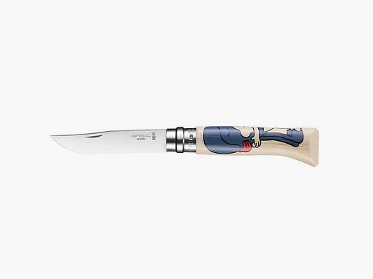 Coltello da tasca Opinel No 08 in acciaio inossidabile Edizione FRANCE! Jeremyville