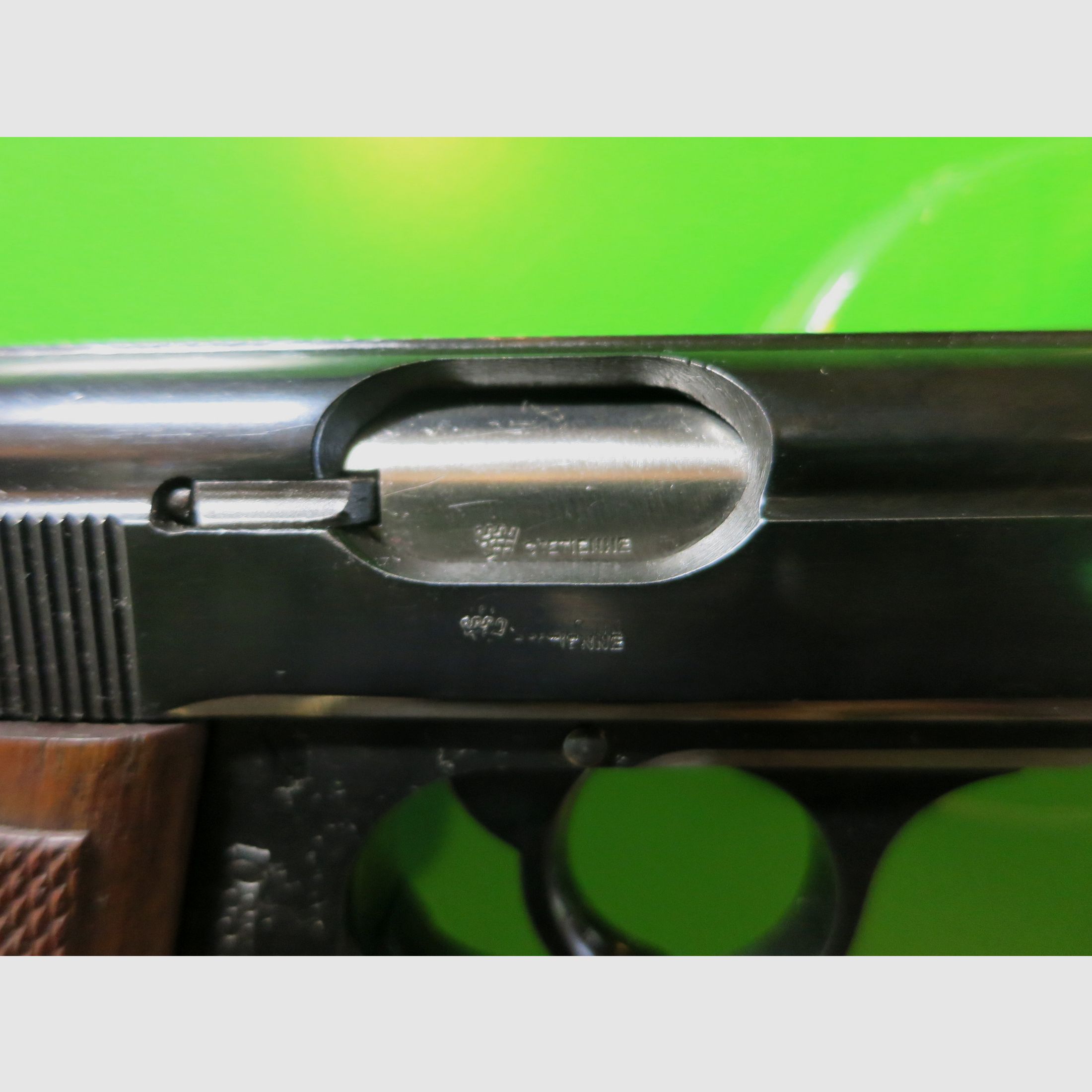 Halbautomatische Pistole MANURHIN, Walther PPK, Kal. 7,65 mm Browning       #40-