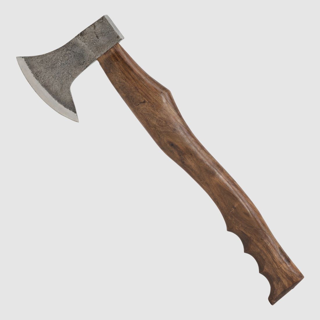 Powerful axe including leather sheath