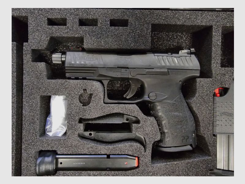 Walther Pistole PPQ Q4 Tac 9mm Luger *EWB Pflichtig UVP: 1300