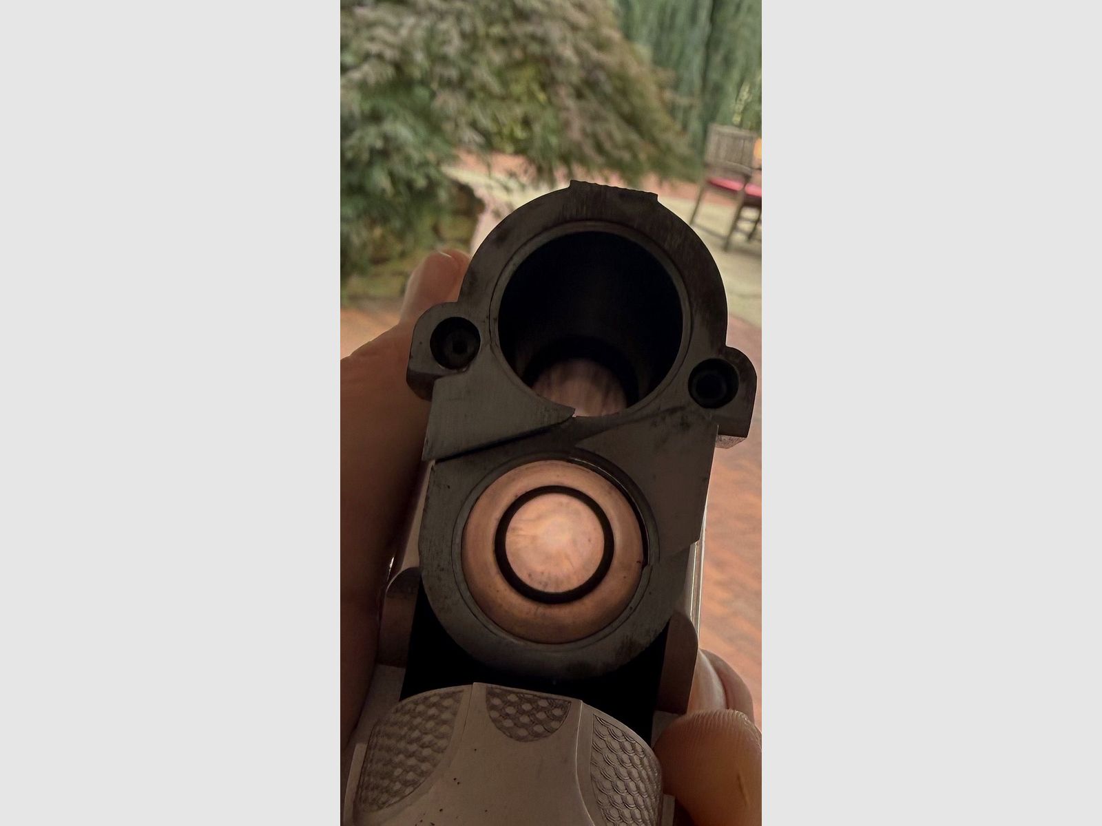 Beretta 686 White Onyx, Bockdoppelflinte mit 76-cm-Läufen.