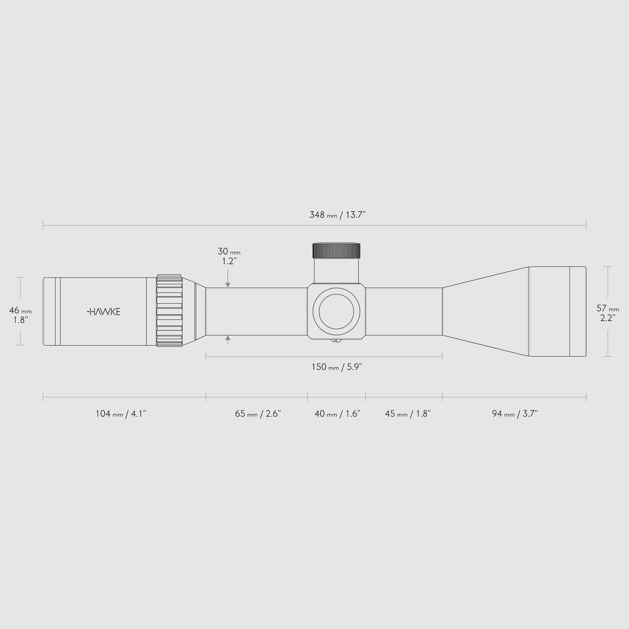 HAWKE VANTAGE 30 WA FFP IR 4–16×50 SF