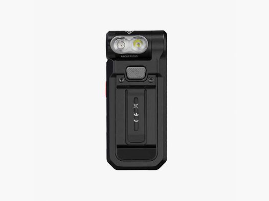 Kompaktowa Latarka LED Fenix SW05R-RED w kolorze czarnym z czerwoną diodą