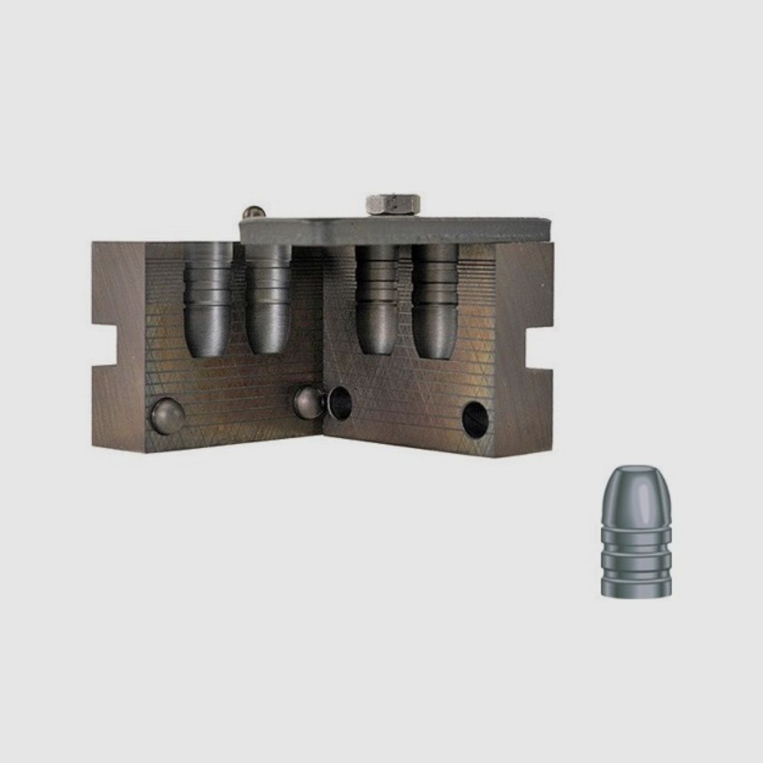 RCBS podwójna forma odlewnicza .458 / 11,63 mm 325 gr / 21,0 g 45-325-FN pociski o płaskiej głowie .458