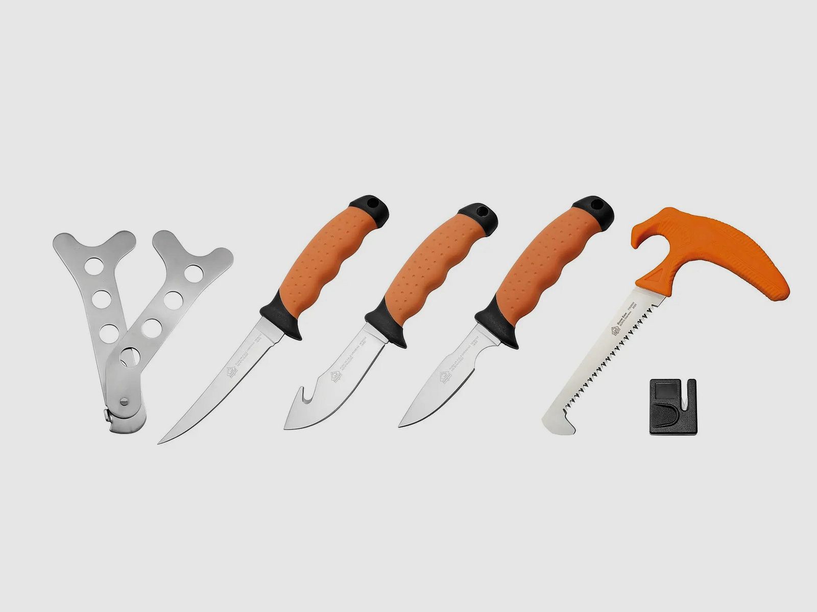 PUMA XP 6-piece knife butchering set with nylon case